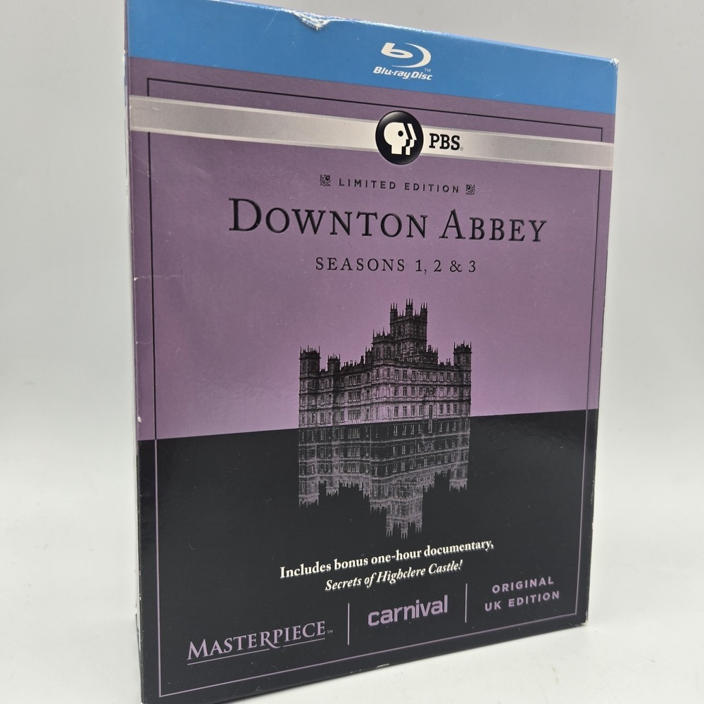 Downton Abbey Complete Blu Ray DVD Seasons 1 2‎ 3 W/ Secret Of Highclere Castle